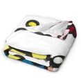 thumbnail image 3 of Hello Kitty Blanket, Super Soft Throw Blanket, Cozy Flannel Blankets For Boys Girls, Warm Blankets For Couch Sofa Bed, 50"X40", 3 of 9