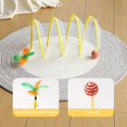 thumbnail image 5 of A Cat Tunnel Designed For Indoor Cats Featuring Interactive Cat Toys With Sisal Balls And Feathers Suitable For All Breeds Of Cats To Play In The S Shaped Spring Cat Tunnel, 5 of 5