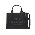 thumbnail image 4 of Set de bolsas Marc Jacobs The Tote Bag Piel Mediana y Jacquard Negra Chica, 4 of 5