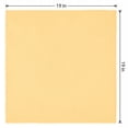 thumbnail image 6 of Unique Bargains 12Pcs Polyester Washable Cloth Napkins Khaki 19x19inch, 6 of 6