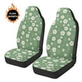 thumbnail image 3 of Uorisanigo Automotive Seat Covers, Vehicle Front Seat Protection, Blanket Cloth Fresh Daisy Print Car Seats Cover, 2-Pack Car Seats Cushion, Auto Accessories Fit for Most Cars SUV, 3 of 7