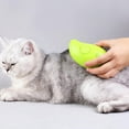 thumbnail image 5 of BITOUSHI Steamy Pet Brush Cat Steam Brush with Release Button 3 In 1 Cat Grooming Brush Self Cleaning Steam Spray Cat Brush for Removing Tangled and Loose Hair - Green, 5 of 7