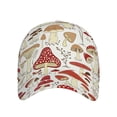 thumbnail image 2 of Haiem Cartoon Mushrooms Baseball Cap Dad Hat Cotton Soft Adjustable Fashion Hats for Men Women Unisex Style Headwear, 2 of 9