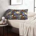 thumbnail image 6 of Lsque maple leaves Houndstooth Pattern Pillow Case – Soft & Cozy Throw Pillow Cover, Hypoallergenic Cushion Case for Sleeping Women with Envelope Closure-16"x24", 6 of 6