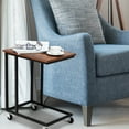thumbnail image 3 of Patiojoy C-Shaped Beside Sofa Laptop Table Multiple Snack Table, 3 of 8