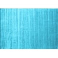 thumbnail image 1 of Ahgly Company Indoor Rectangle Abstract Light Blue Contemporary Area Rugs, 2' x 4', 1 of 4