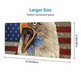 thumbnail image 3 of Pofeuu Eagle With USA Flags Print Desk Mat for Keyboard and Mouse，Computer Desk Matt for Desktop，Large Mouse Pad for Desk，Desk Pads on Top of Desks 12x31.5in, 3 of 8