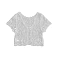 thumbnail image 5 of jiaxiM Lightweight Cardigans for Women Lace Cropped Jacket Open Front Short Sleeve Bolero Shrug Summer Cardigans, 5 of 5