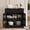 Black, variant on Storage Cabinet with 2 Drawers and 2 Doors, Modern Farmhouse Buffet Sideboard and Coffee Bar Station for Kitchen Living Room Dining Room, White