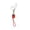 Red-A, variant on Type A Bag Keychain, Realistic Plasma Liquid Filled Keychain with Type Design, Novelty Medical Accessory Gift for Nurses Doctors and Halloween Fans