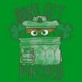 thumbnail image 2 of Boy's Sesame Street Oscar the Grouch Don't Get Pinched  Graphic T-Shirt, 2 of 4