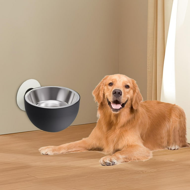 FITYLE Dog Water Bowl Animal Feeder Bowl Wall Hanging Indoor Cats Large Dogs  s Detachable Travel Feeder Water Bowl Dog Bowl Black - Walmart.com