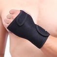 thumbnail image 3 of Uccdo Breathable Compression Arthritis Gloves, Fingerless, Black, Medium, 3 of 7