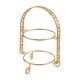 thumbnail image 3 of Soporte de metal de dos niveles para postres, tartas y frutas, resistente para la cocina. Dorado, 3 of 9