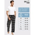 thumbnail image 6 of DG Hill Mens Pajama Pants, Fleece Pajama Bottoms with Pockets, Plaid or Camo Mens Sleep Pants, 6 of 9