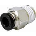 thumbnail image 4 of 10 Pack Push to Connect Tube Fitting, Air Tool Fittings Straight Push Quick Release Connectors Tube Quick Connect Fittings, Male Straight 1/4" Tube OD x 1/4" NPT Thread, 4 of 5