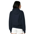 thumbnail image 2 of Women's G-III 4Her by Carl Banks  Navy Tampa Bay Lightning Filigree Logo Pullover Hoodie, 2 of 3