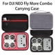 thumbnail image 2 of Sidaley Caja de almacenamiento multifuncional para organizar y asegurar todos los accesorios resistente y duradera Cables de audio/vídeo Forro interior rojo, 2 of 6