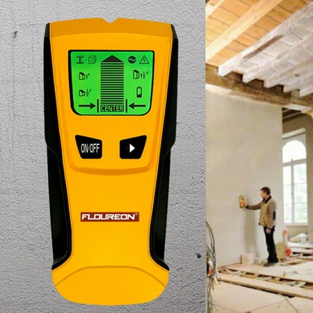 Floureon LCD Stud Center Finder, Wall Metal and AC Live Wire Detector StudSensor Finding Scanner Measure Hands