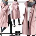 thumbnail image 1 of Women's Long Trench Coat, Oversized Fit, Available in Multiple Colors, Sizes S-5XL, 1 of 10