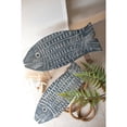 thumbnail image 3 of Kalalou Set of Two Wooden Fish Stools, 3 of 4