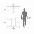 thumbnail image 5 of Byron Kitchen Cabinet Set 6 Doors 9 Shelves White Engineered Wood, 5 of 8