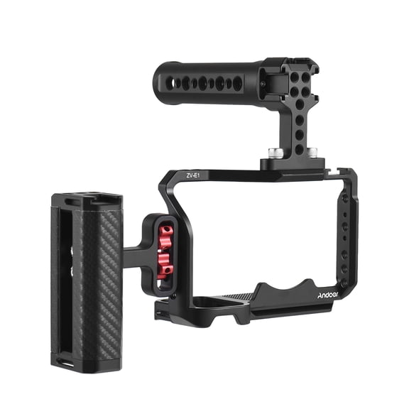 Camera Cage,1/4 Inch Zv-e1 Buzhi Camera Video Cold 1/4 Inch Handle Side Kit Alloy Side Hand Kit Video With Cold Camera. Qisuo Video Camera