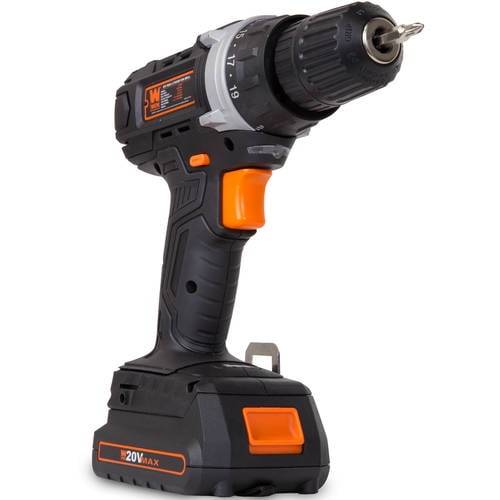20-Volt MAX Lithium-Ion 3/8 in. Cordless Drill/Driver with Bits and Carrying Bag 20-Volt MAX Lithium-Ion 3/8 in. Cordless Drill/Driver with Bits and Carrying Bag