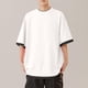 thumbnail image 4 of Playeras Elvqul Hombre Casual Blanco Manga Corta sin Estampado Cuello Redondo, 4 of 5