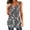 Gray womens tank tops 06, variant on Summer Saving Wycnly Womens Tank Tops Floral Print Round Neck Sleeveless Shirts Flowy Pleated Swing Button Down Vest Tunic Green M Up to 65% off