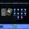 thumbnail image 4 of RONY 128GB 1440P Ultra HD Body Camera with Audio and Video Recording, Night Vision, Waterproof Bodycam for Law Enforcement Security Guard Civilian, 4 of 15