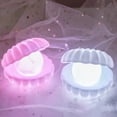 thumbnail image 2 of 1pc Pearl Shell Lamp Bedside Night Light Bedroom Night Light 10*9*9cm, 2 of 8