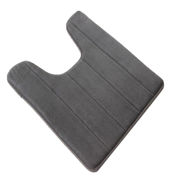 Bearachild Alfombrilla de baño de espuma en forma de U, alfombra de baño elástica absorbente de agua, agradable a la piel, alfombrilla reciclada, suelo Type2 NO2 Bearachild JJ6814-10