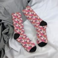 thumbnail image 5 of Lsque Hearts for Valentines day Printed Men's Crew Socks, Soft Durable Breathable Moisture-Wicking with Odor Control Cotton socks, 5 of 6