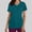 Army Green, variant on Scrubs for Women Summer Scrub Tops V-Neck Modern Fit with 2 Patch Pockets and 2-Way Stretch Fabric Short Sleeve Uniform Army Green L