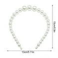 thumbnail image 3 of Sonducket Exquisita perla Diadema Ajustable Resistente al desgaste Universal Chic Accesorios para el peinado del cabello Regalos para el día de San Type3 NO3 Sonducket AP009349-04, 3 of 6