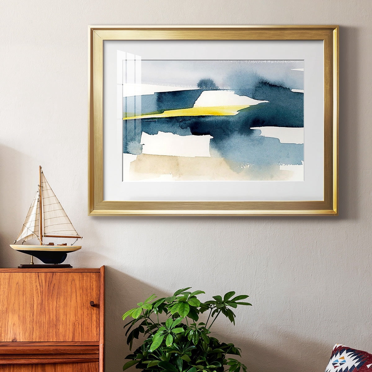 Peeking Sunshine I Premium Framed Print - Ready to Hang