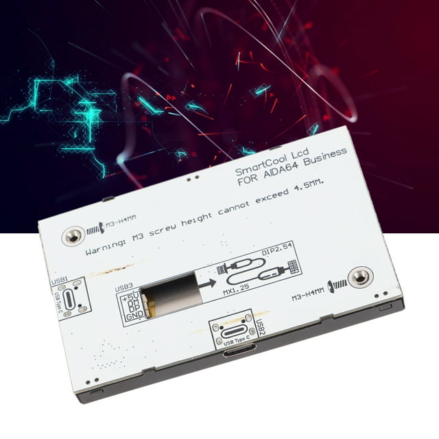 PC Mini Monitor, 3,5 Pulgadas de Pantalla USB de 3.5in Ángulo de Visualización Threno para la Computerador