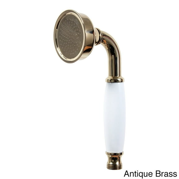 Dyconn Faucet HSU03-BR Hand Shower with Ceramic Handle, Traditional/Classic Antique Brass