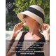 thumbnail image 3 of upf50+ Chapeau D't En Lin/coton Avec Cordon De Menton, 3 of 5