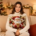 thumbnail image 7 of Christmas Indoor Decorations 2026 4 Pack Christmas Decorative Throw Pillow Covers Stereo Visual Holiday Cushion Slipcovers Pillow Cases With Hidden Zipper For Sofa, 7 of 7