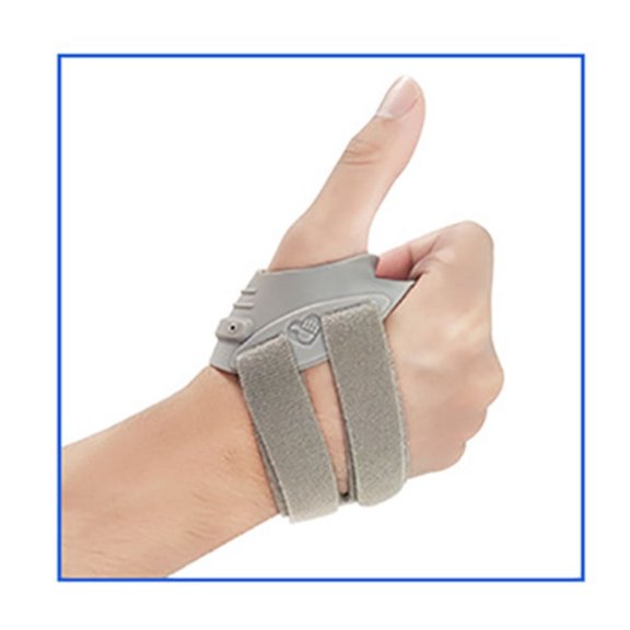 Sports Safety Adjustable S/M/L Grey Nude Stabilizer Straps Wrist Thumb Wrist Hand Support Wrap Protector Thumb Support Brace Wrist Hand Brace GREY S LEFT HAND