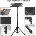 thumbnail image 2 of Tripod Projector Stand Foldable Plate 23.2"-49.2" Adjustable Height Portable Workstation Pro DJ Laptop Stand, 2 of 5