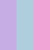 Justice 8ft Four-Fold Gymnastics Mat with Carry Handles, Lilac-Blue-Pink, 1.5-inch Thickness