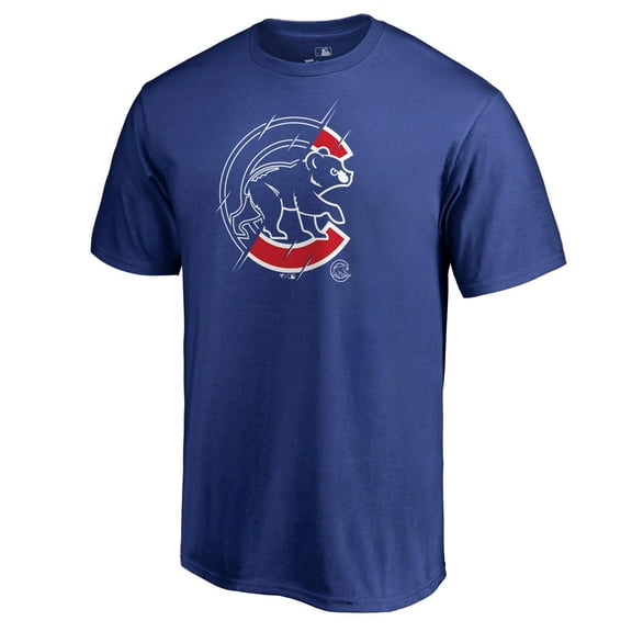 Men's Royal Chicago Cubs X-Ray T-Shirt