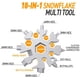 thumbnail image 4 of Regalos para hombres: herramienta multiusos con forma de copo de nieve 18 en 1, gadgets para hombres, regalos de Navidad, herramienta genial, pequeño obsequio para hombres, papá (paquete de, 4 of 6