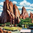 thumbnail image 2 of Marmont Hill "Garden of the Gods" Painting Print on Wrapped Canvas, 2 of 5