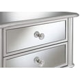 thumbnail image 4 of Convenience Concepts Gold Coast Mayfair End Table, Silver / Mirror, 4 of 4