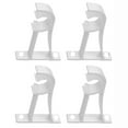 thumbnail image 1 of Coofit Support de Tringle à Rideaux Double 4 Pcs Supports Robustes pour Tringle à Rideaux Crochet de Tringle à Rideaux, 1 of 8