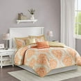 thumbnail image 2 of Intelligent Design Senna Comforter Set, Full/ Queen, Orange, 2 of 5